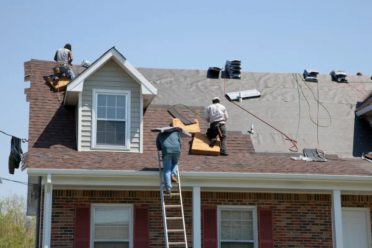 residential roof installation