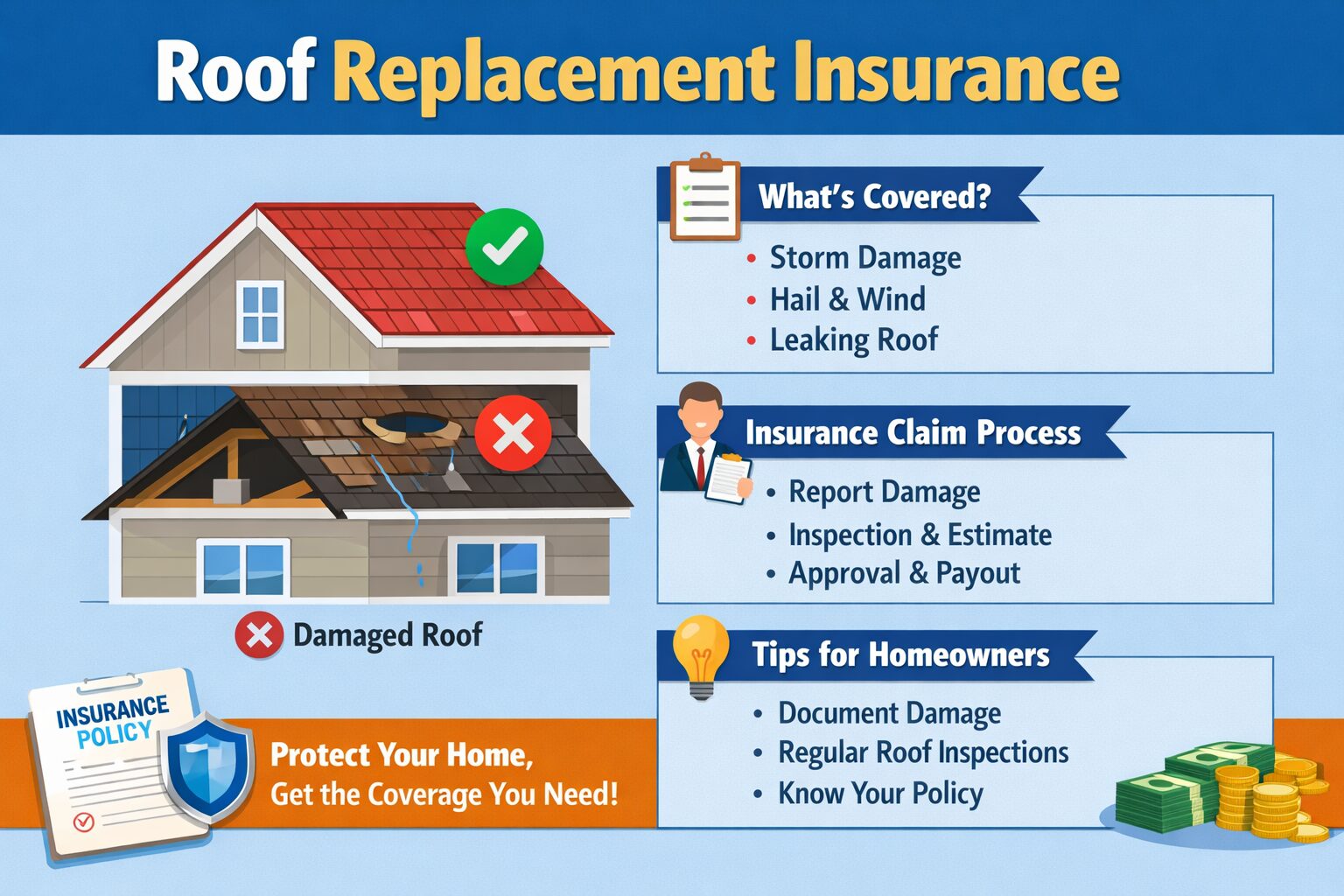 Best Roof Replacement Insurance in Delaware