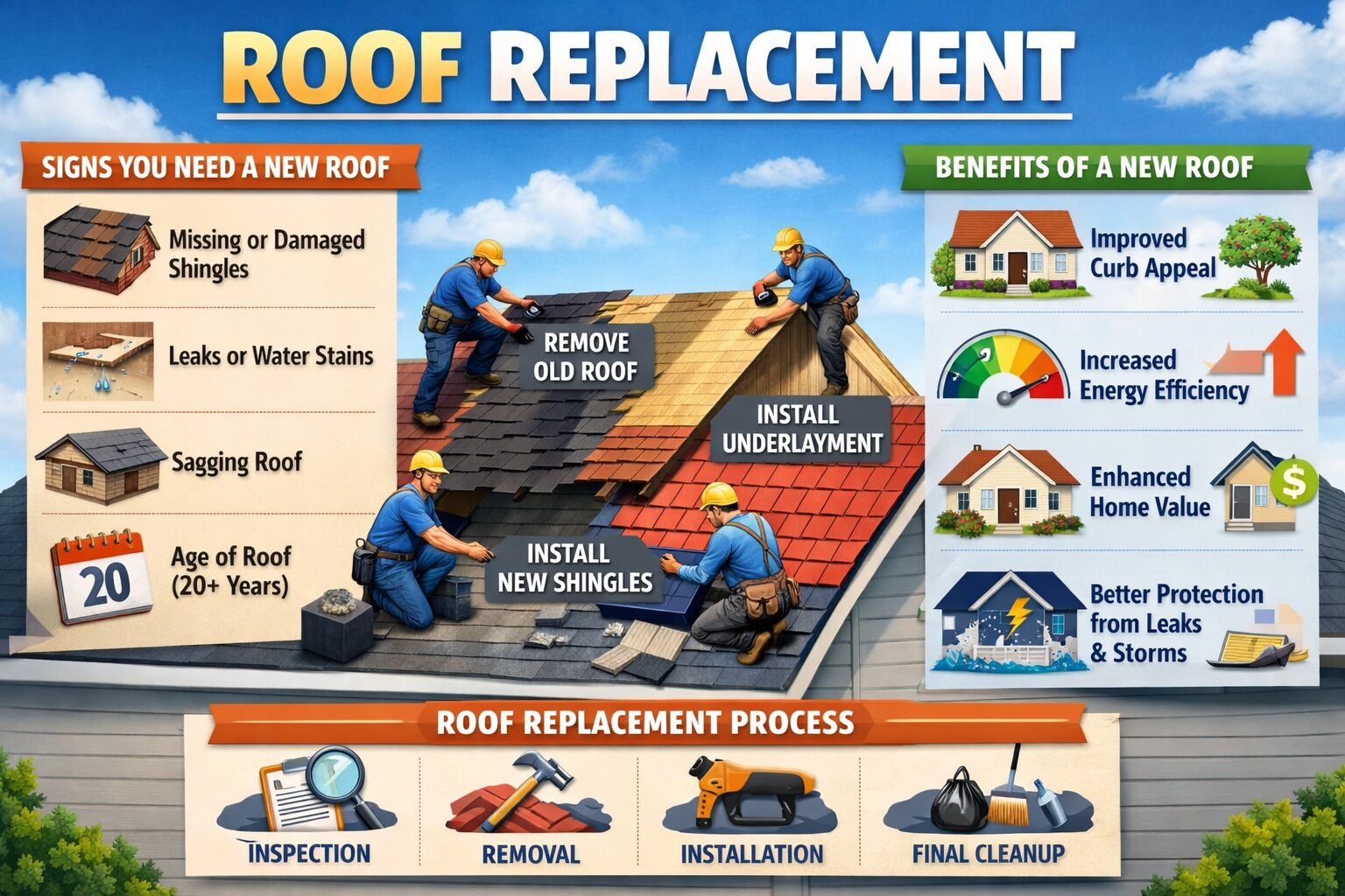 Best Roof Replacement Services in Dover