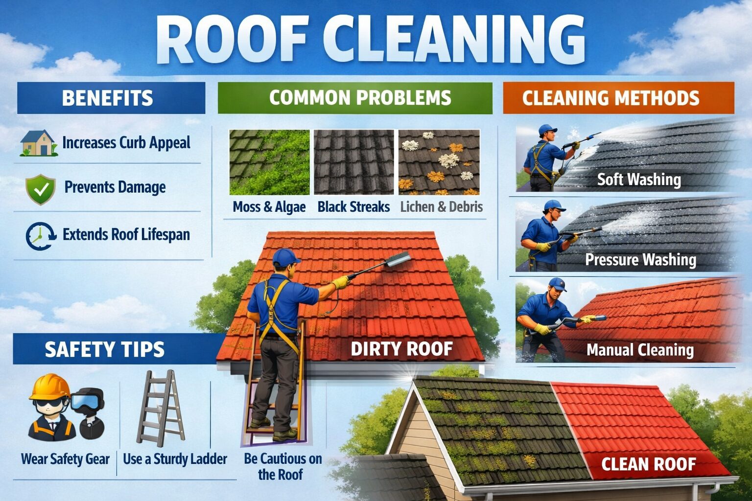 How Do You Clean a Roof