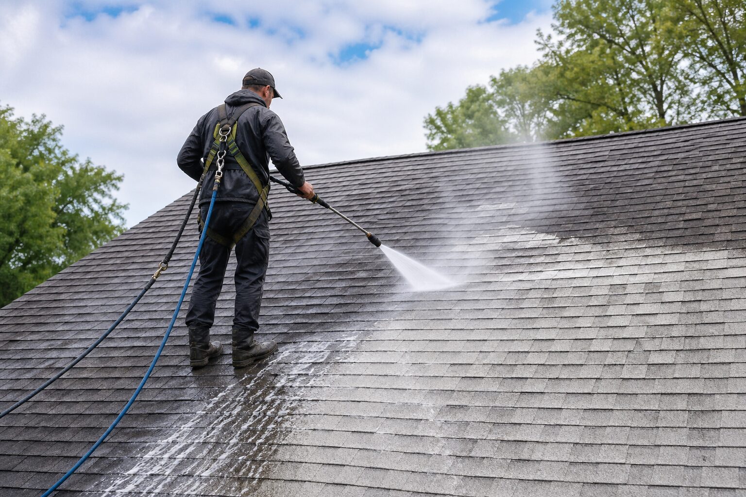 How Much Is a Soft Wash on a Roof