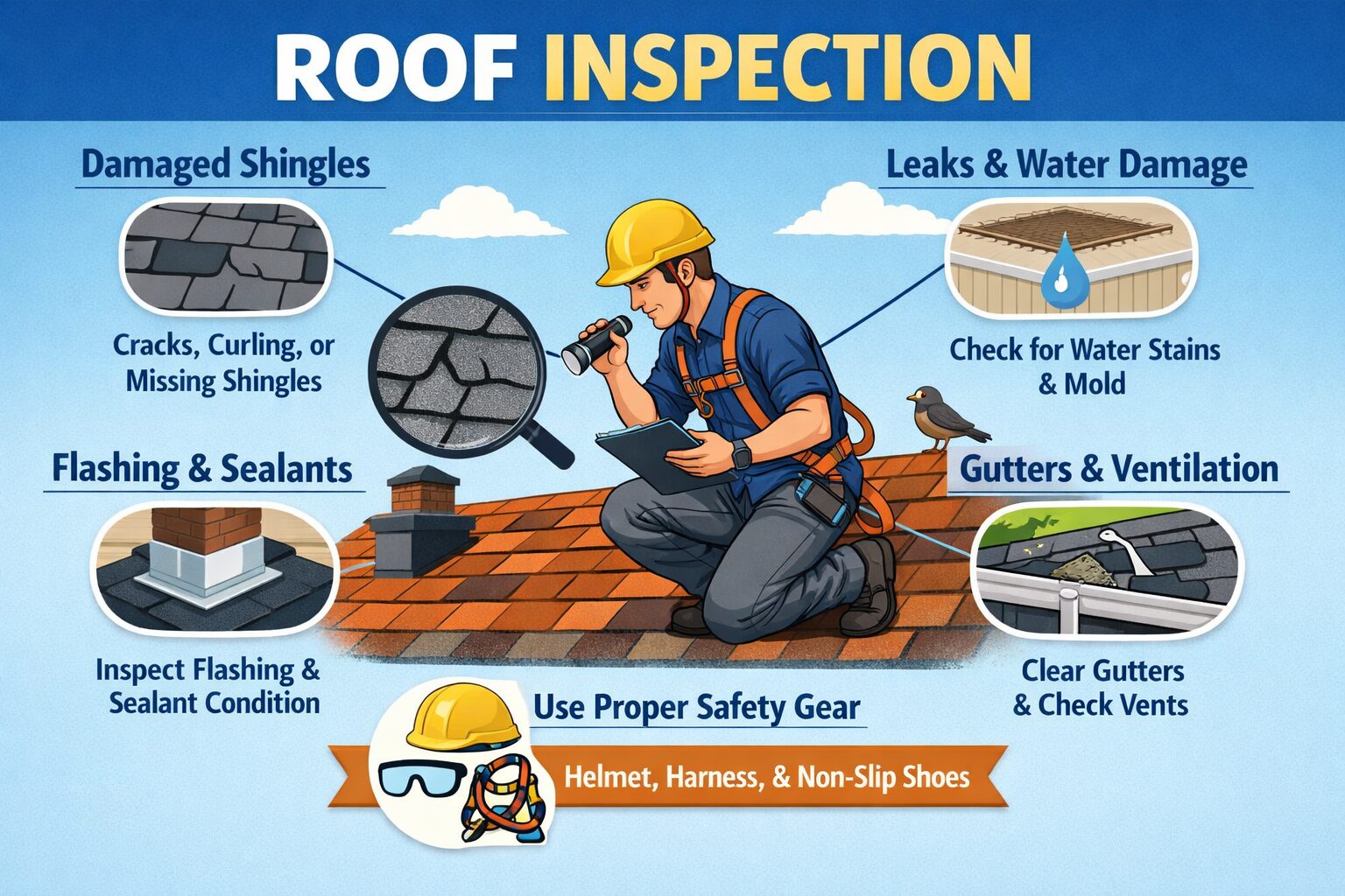 Roof Inspection Booking in Delaware