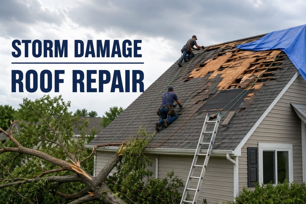 Storm Damage Roof Repair, Dover