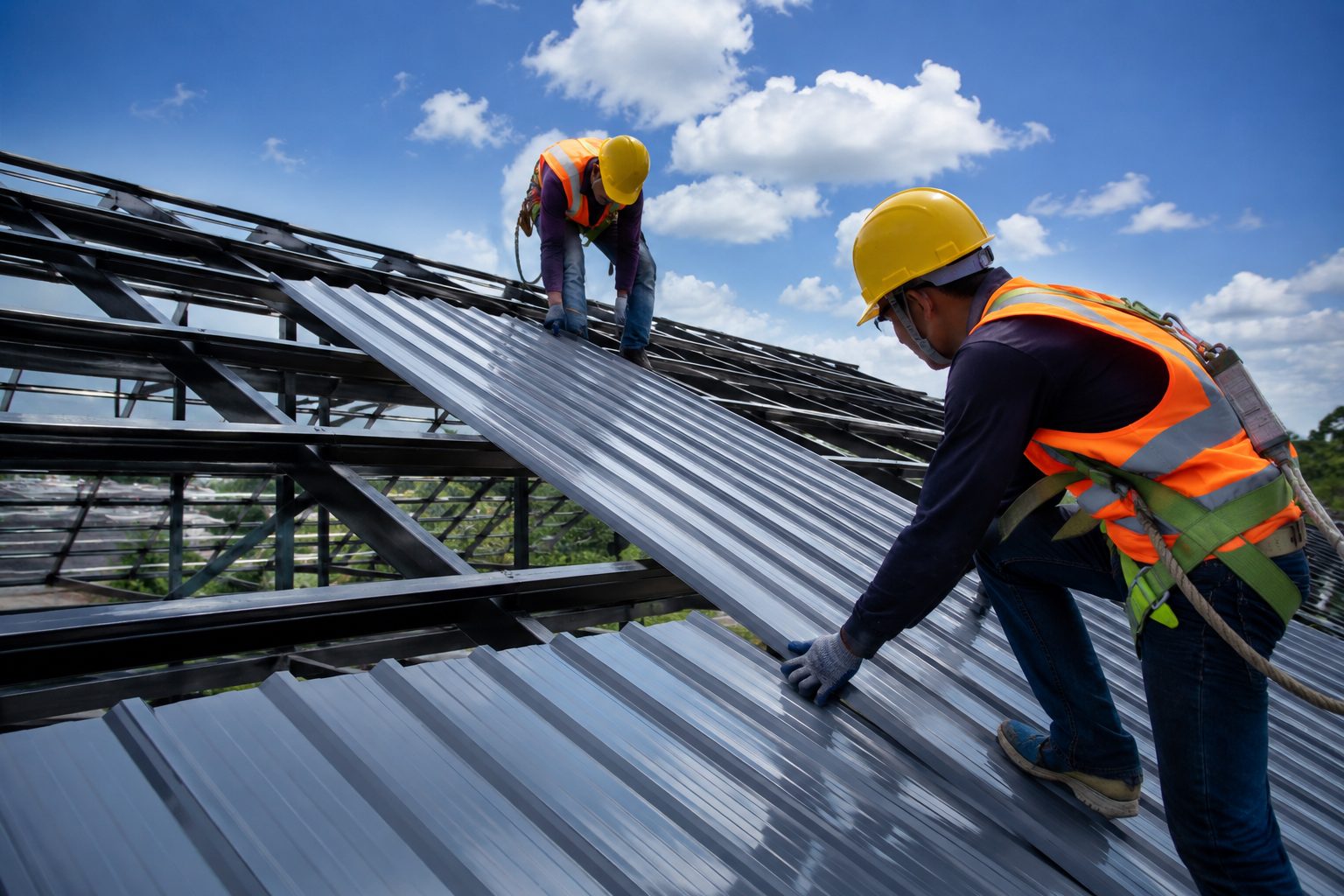 Steel Roof Installation in Central Ave Area