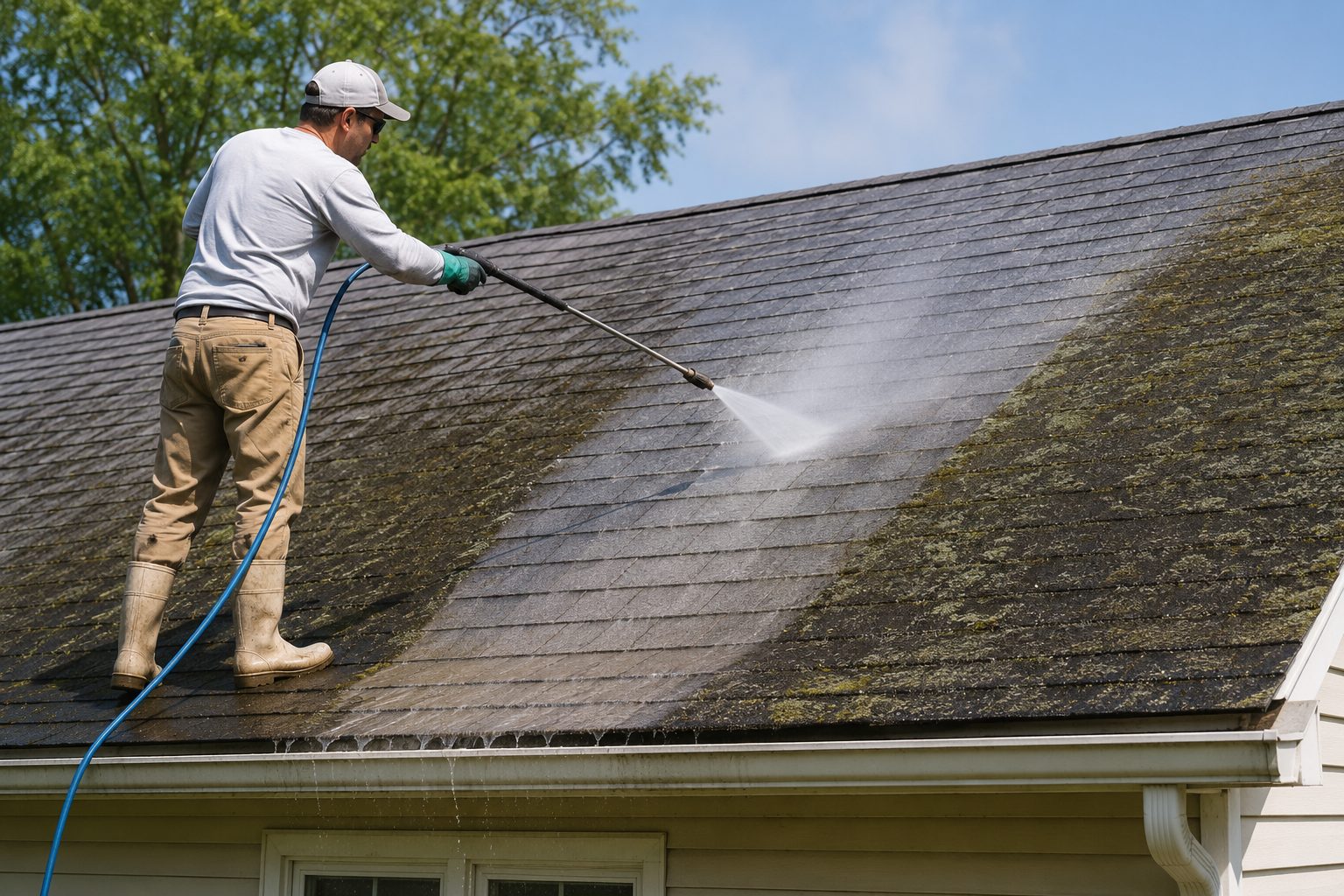 What Is the Average Cost to Soft Wash a Roof