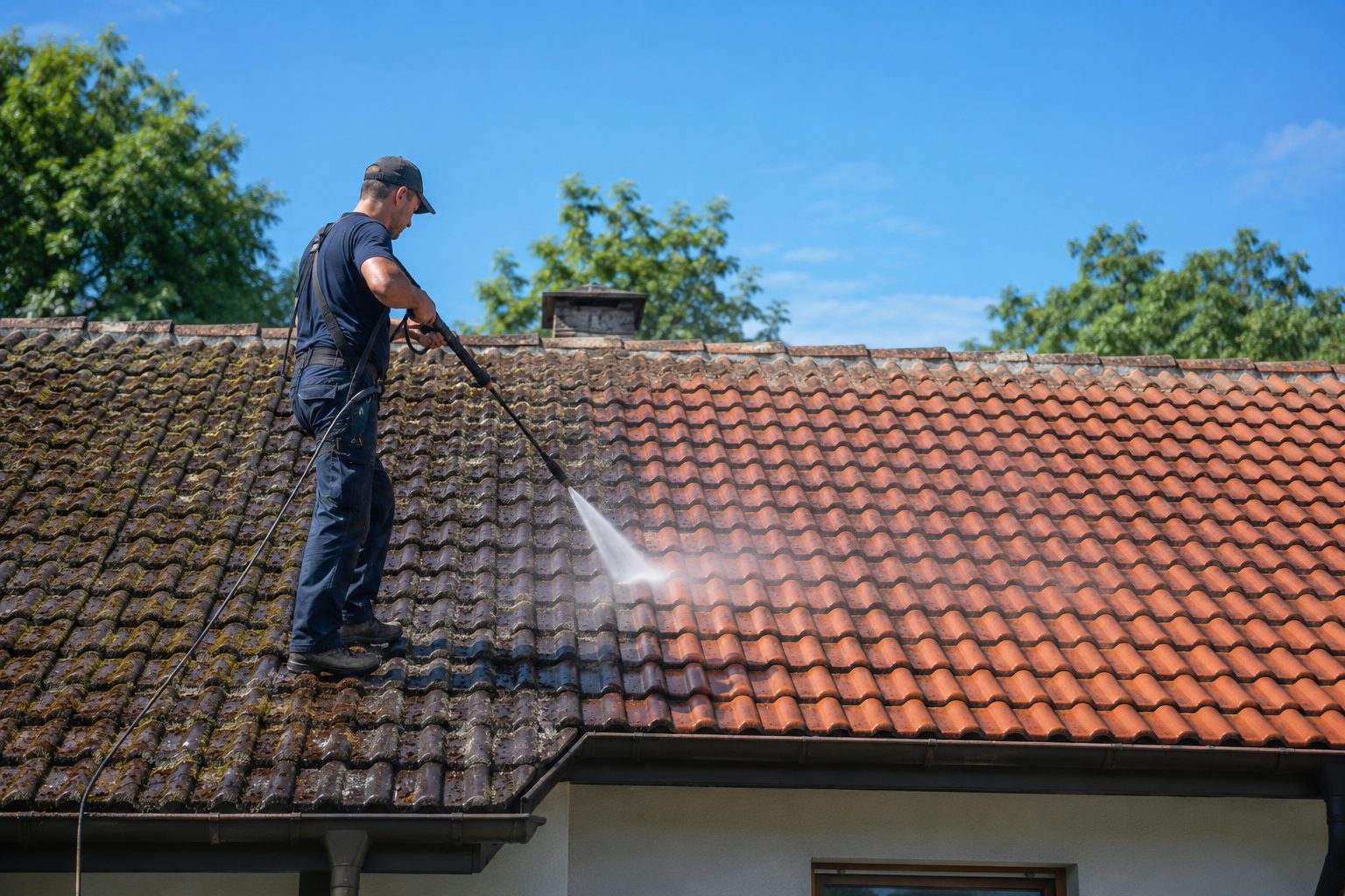 How Do You Clean a House Roof