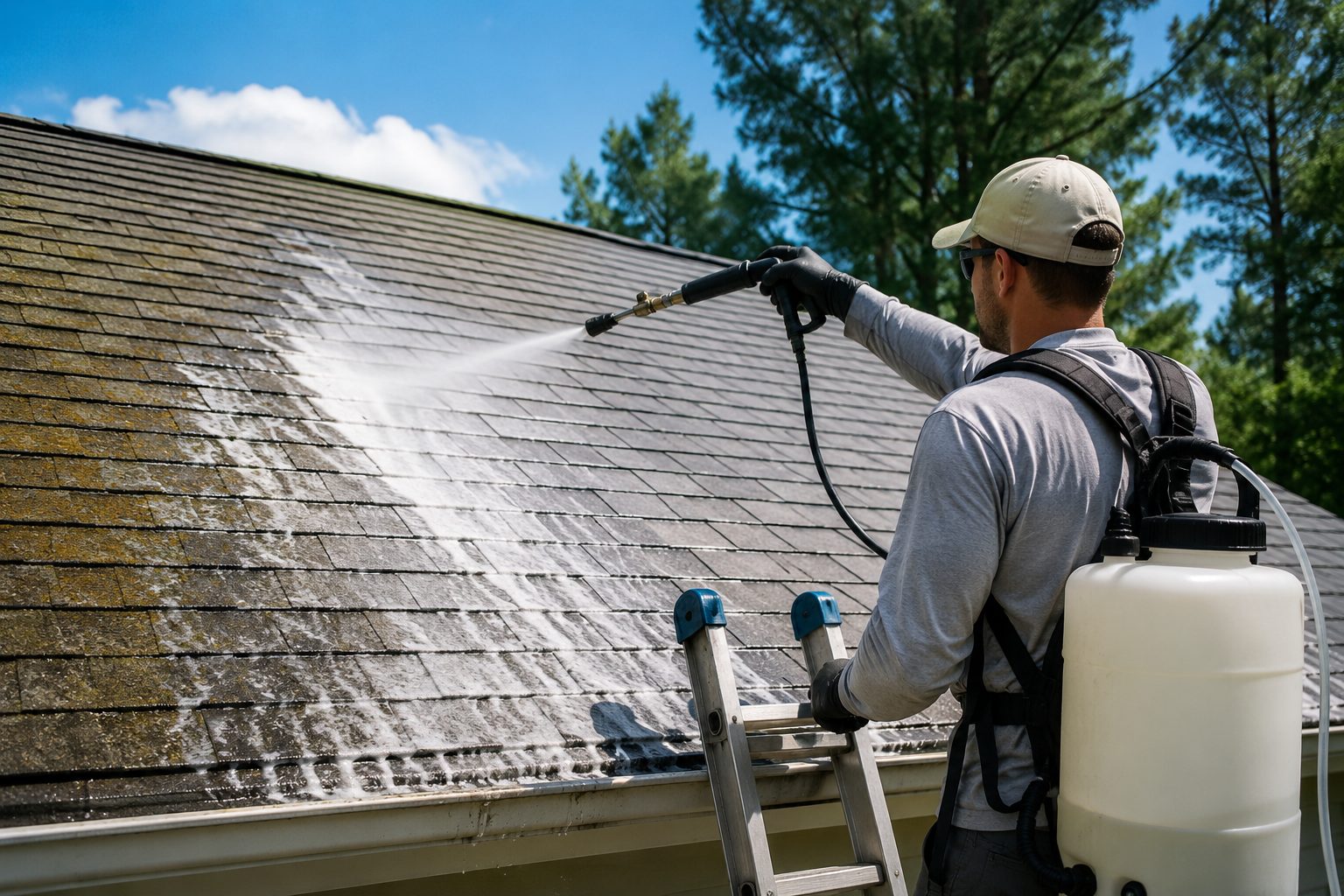 What is the Best Chemical for Soft Wash Roofing