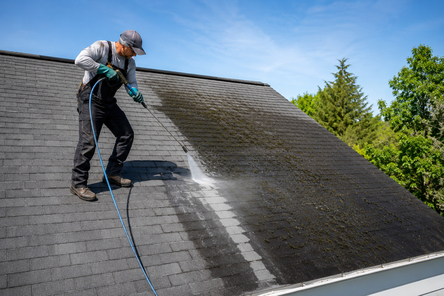 How Roof Cleaning Improves Energy Efficiency