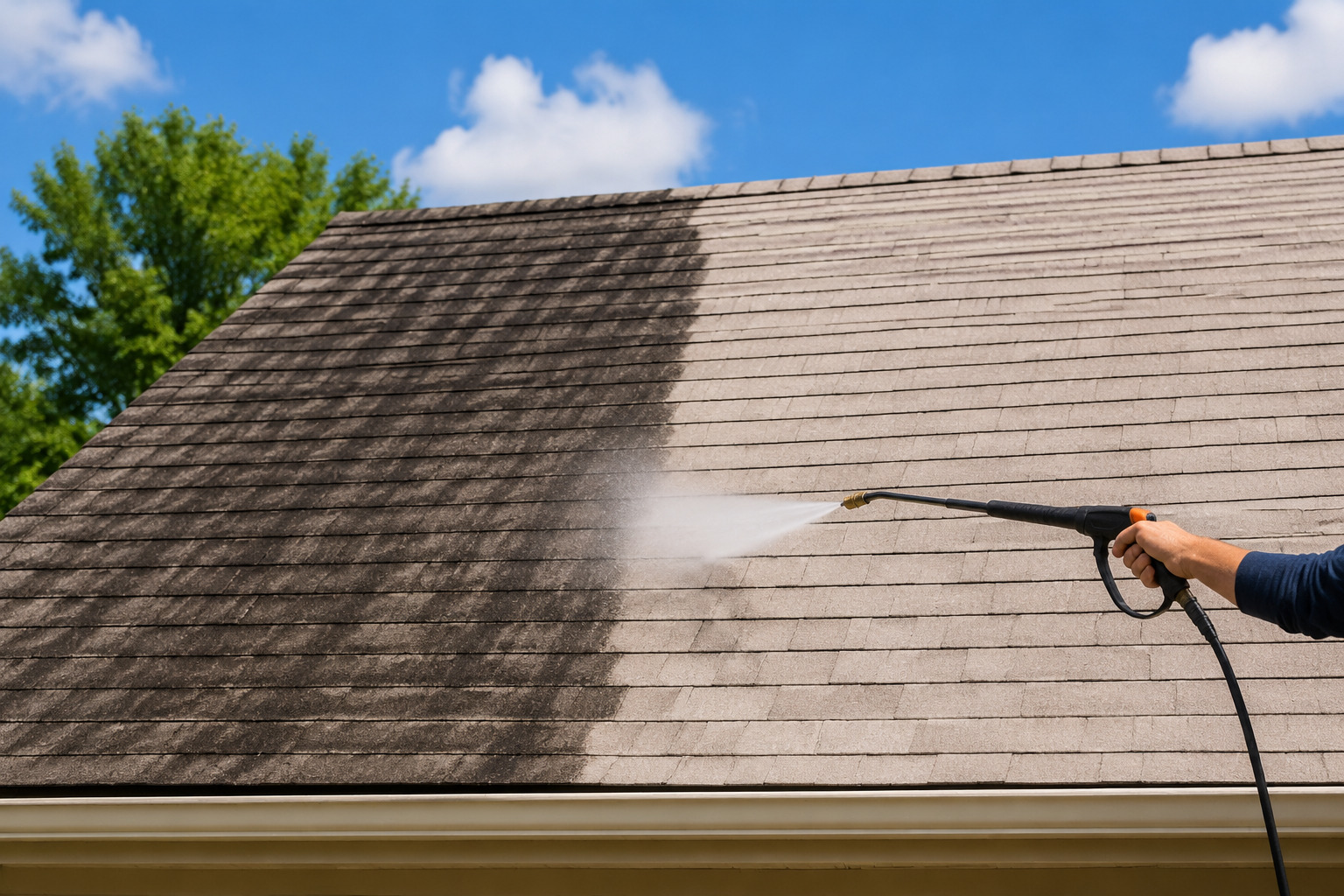 How to Remove Black Streaks from a Roof in Delaware