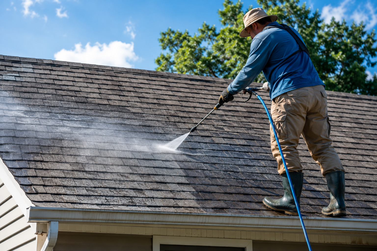 Soft Wash Roof Cleaning Near Me