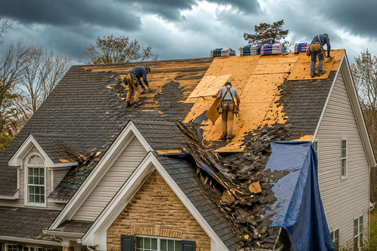 Storm Damage Roof Replacement in North Carolina