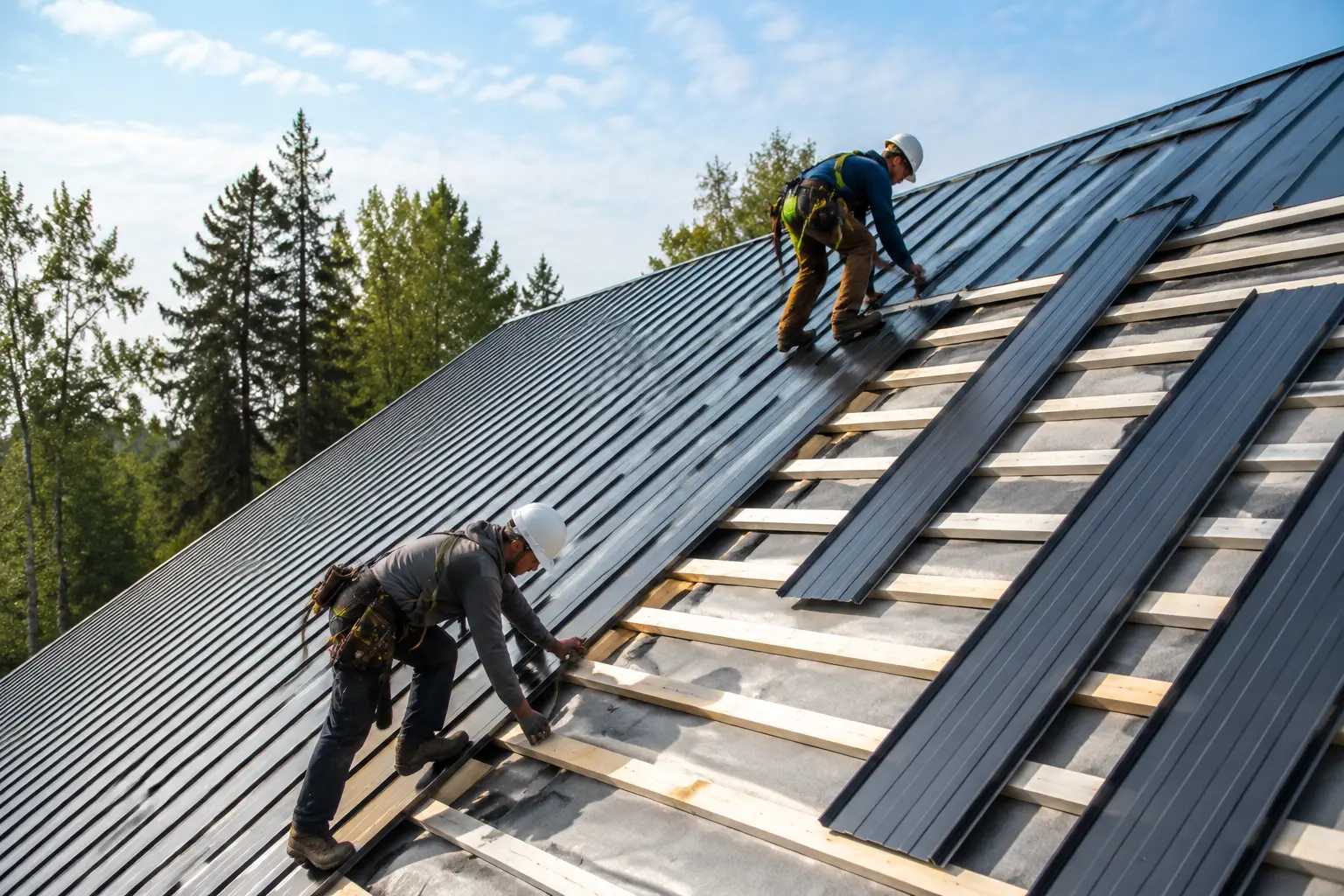 Metal Roof Replacement in South Park Downtown