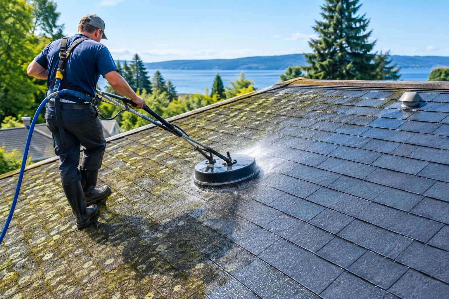 professional roof cleaners near me