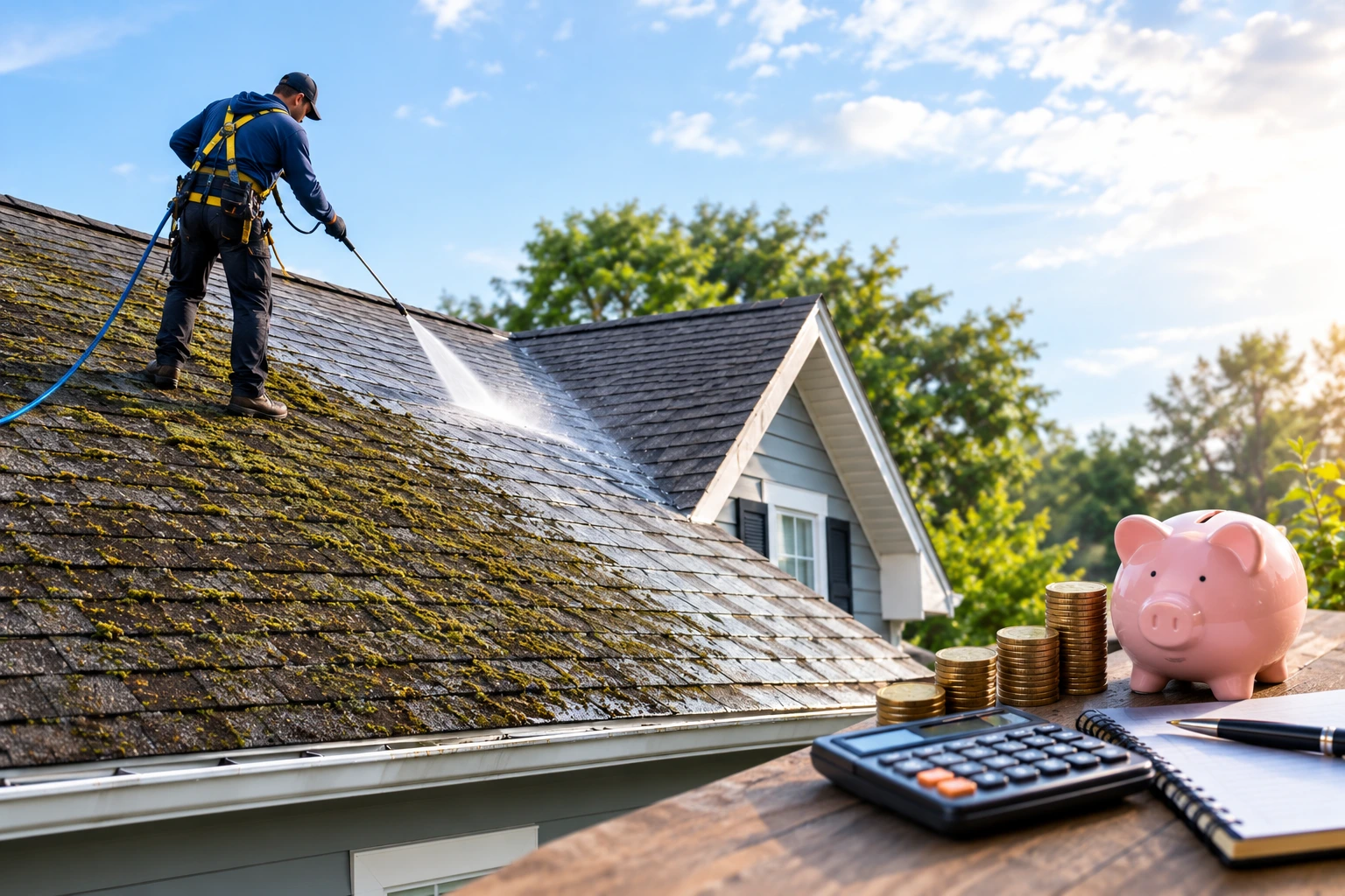 Roof Cleaning Cost Koreatown